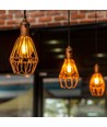A60 LED-pære 10W E27 - kultråddesign, ravfarvet, ekstra varm hvid, 230V, 1050lm