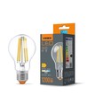 A60 LED-pære 10W E27 - kultråd, neutral hvid, 230V, 1200lm, forbrug 10W