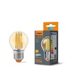 G45 LED-pære 6W E27 - kulrød, ravfarvet, ekstra varm hvid, 230V, 680lm, forbrug 6W