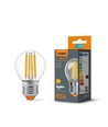 G45 LED-pære 6W E27 - kultråd, varm hvid, 230V, 806lm