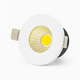 LEDlife Ø3,8cm Focu38 møbelspot indbygning RA92 - Hul: Ø3,5 cm, Mål: Ø3,8 cm, Mat hvid, 2W, 12V DC