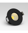 LEDlife Focu38 møbelspot indbygning RA92 - Hul: Ø3,5 cm, Mål: Ø3,8 cm, Sort, 2W, 12V DC