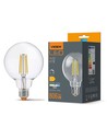 G95 LED-pære 7W E27 - kulrød, dæmpbar, neutral hvid, 230V, 806lm