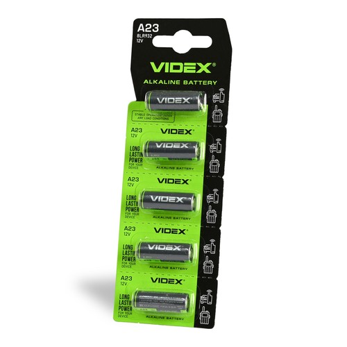 Alkaline batteri - A23/E23A, 5 stk