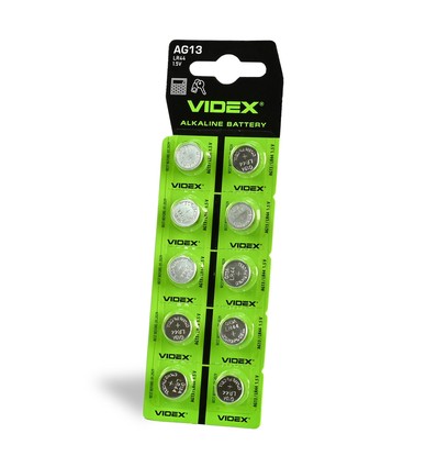 10 stk. AG13/LR44 - Alkaline batteri