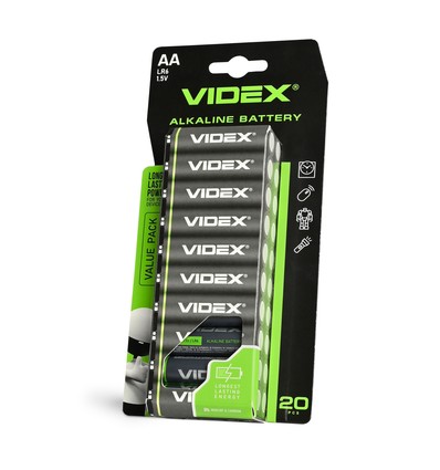 20 stk. LR6/AA - Alkaline batteri