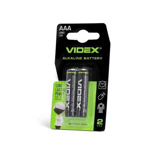 Alkaline batteri - LR03/AAA, 2 stk