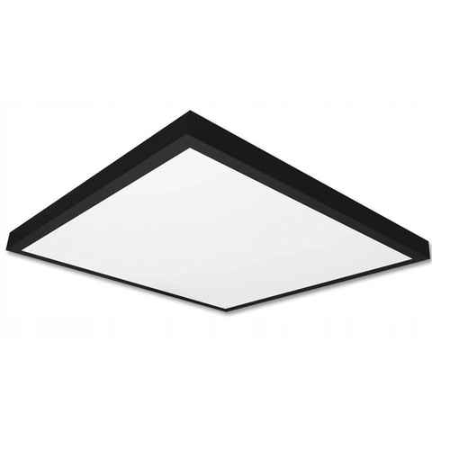 60x60 LED panel - 40W, 3200lm, indbygget i sort ramme