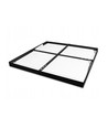 60x60 LED panel, 40W - Højde:38mm, 80lm/W, indbygget i sort ramme