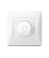 Led-dimmer 200W til europadåse - hvid