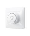 Led-dimmer 200W til europadåse - hvid