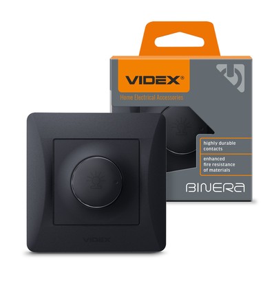 600W LED dæmper til europadåse - 15-600W, Sort