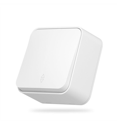 Overflademonteret vippeafbryder - 1-polet, IP20, hvid