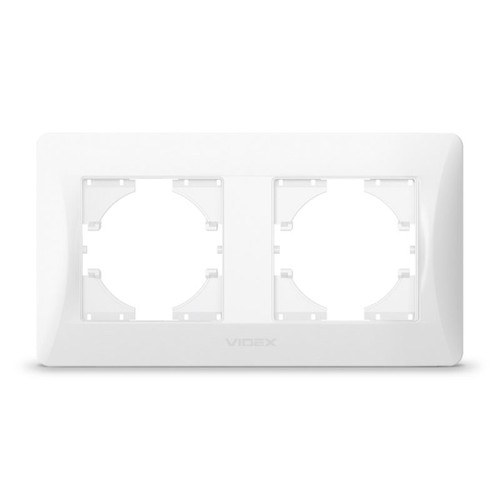 Ramme Horizontal Hvid - 2 Module.
