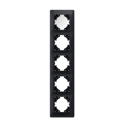 Ramme - 5 gange vertikal, sort