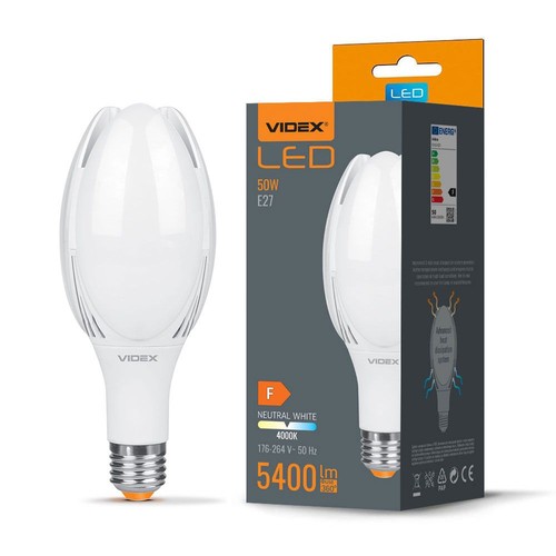 A108 LED Pære 50W E27 - Neutral Hvid