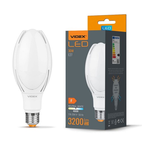 A96 LED-pære 30W E27 - Neutral hvid