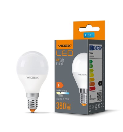 G45 LED-pære 4W E14 - varm hvid, 230V, 380 lm