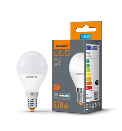 G45 LED-pære 7W E14 - neutral hvid, 230V, 630lm