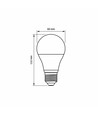 E27 10W LED pære - A60, 960lm, 6000K, kold hvid, erstatter 70W