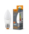 E27 7W LED kertepære - C37, RA90, 4000K, erstatter 50W