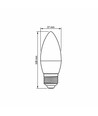 C37 LED-pære 7W E27 - varm hvid, 230V, 630 lm