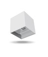 Eric armatur 6W - facade dobbelt-sidet, hvid, 230V, lysstyrke 580, forbrug 6