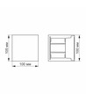 Eric armatur 6W - facade dobbelt-sidet, hvid, 230V, lysstyrke 580, forbrug 6