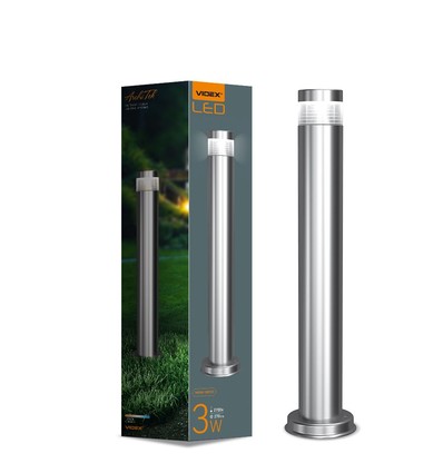 60 cm Luka havelampe 3W - sølv, 230V, lysstyrke 300, forbrug 3
