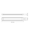 Led-armatur 27W - neutral hvid, 230V, 3550lm
