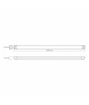 120 cm LED-armatur 72W - 5000K, sort, 230V, 8000 lm
