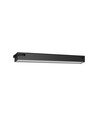 60cm 24W LED lysskinne - 2400lm, 5000K, sort, 5 års garanti, indendørs