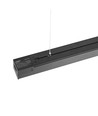60 cm LED sammenkoblingsbar lineær lys 24W - 5000K, sort, 230V, lysstyrke 2400, forbrug 24