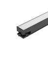 120 cm kædebar linjelys 50W - led, 5000K, sort, 230V, 5000lm