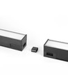 120 cm kædebar linjelys 50W - led, 5000K, sort, 230V, 5000lm