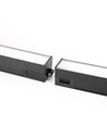 120cm 50W LED lysskinne, sort - 5000lm, IP20, sammenkoblelig, 5 års garanti