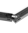 120 cm kædebar linjelys 50W - led, 5000K, sort, 230V, 5000lm