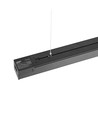 120 cm kædebar linjelys 50W - led, 5000K, sort, 230V, 5000lm