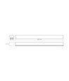 120 cm kædebar linjelys 50W - led, 5000K, sort, 230V, 5000lm