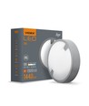 18W Inga LED bulkhead loft/væglampe - IP65, 1440lm, 5000K, Ø22cm, hvid kant, udendørs/vådrum