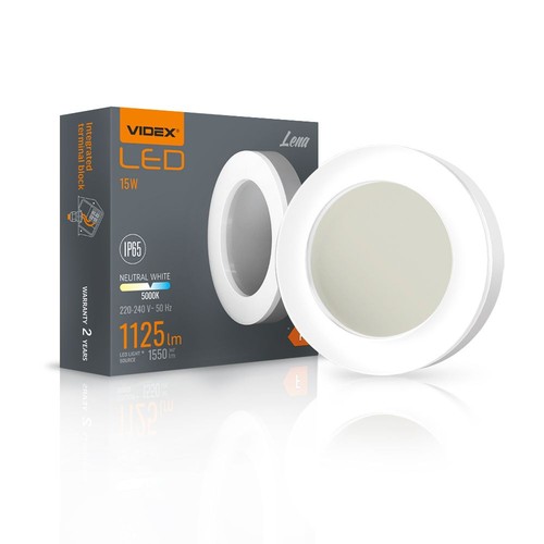 Lena væglampe 15W - neutral hvid, 230V, 1550lm