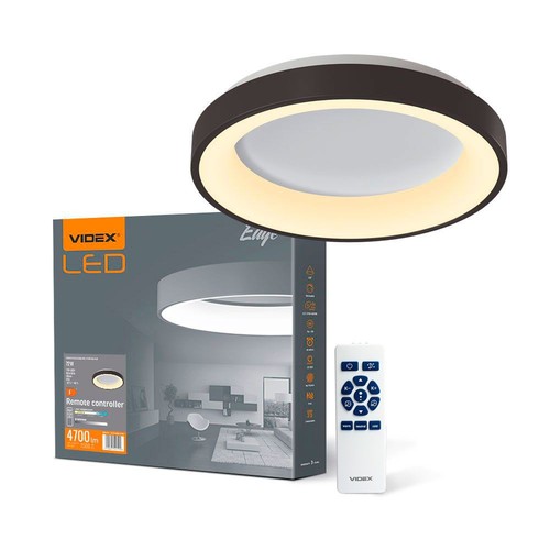 Edge loftlampe 72W - LED, sort, 230V, lysstyrke 7500, forbrug 72