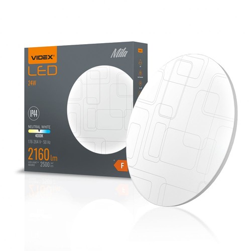 Mila loftlampe 24W - neutral hvid, 230V, lysstyrke 2500lm, forbrug 24W