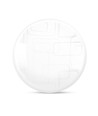 48W Mila LED loftslampe - 4320lm, IP44, 4000K, 48x48cm, hvid kant