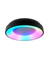 Edge pendelarmatur 72W - LED, dæmpbar, med fjernbetjening, RGB, sort, spænding: 230V, lysstyrke: 7500, forbrug: 72