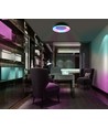 Edge pendelarmatur 72W - LED, dæmpbar, med fjernbetjening, RGB, sort, spænding: 230V, lysstyrke: 7500, forbrug: 72
