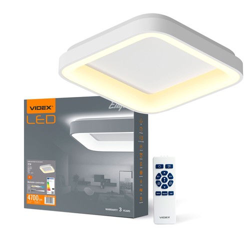 Edge loftlampe 72W - LED, hvid, 230V, 7500lm, forbrug 72W