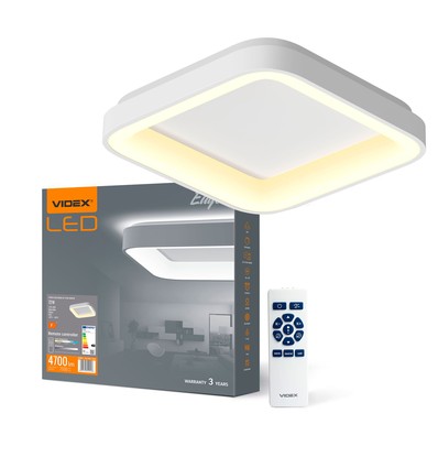 Edge loftlampe 72W - LED, hvid, 230V, 7500lm, forbrug 72W