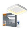 72W LED loftslampe med fjernbetjening - Dæmpbar, 2700-6000K, flicker free, hvid kant