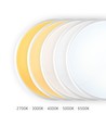 30W LED sensorlampe med nødlys – justerbar watt/CCT, IP44, indbygget batteri